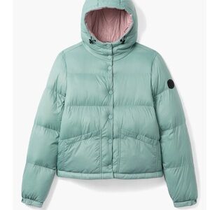 Women's Winona Hooded Puffer Jacket Mint Green